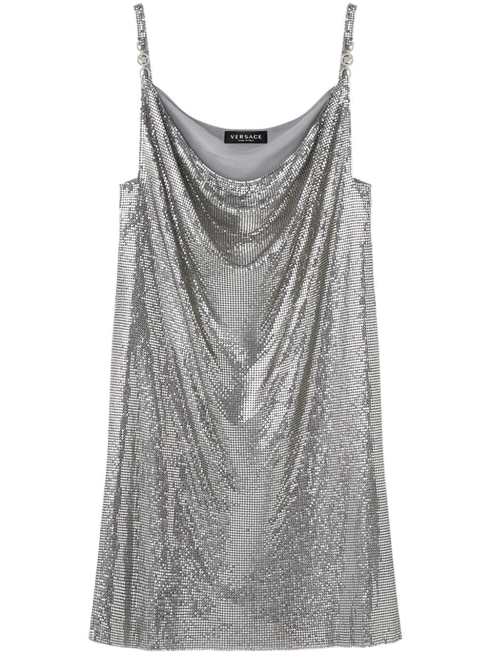 Versace Dresses Silver Metal