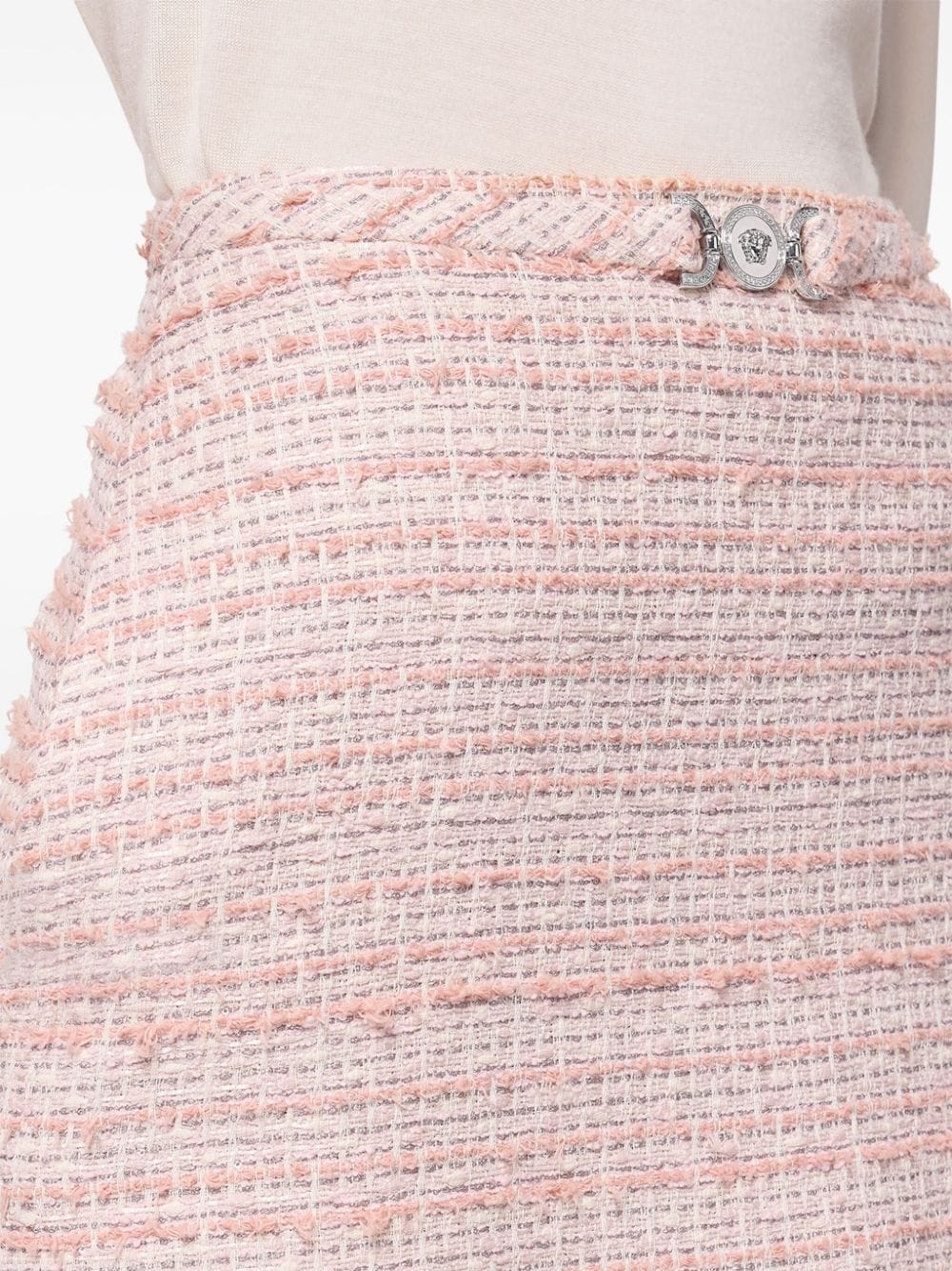 Versace Skirts Pink Fabric