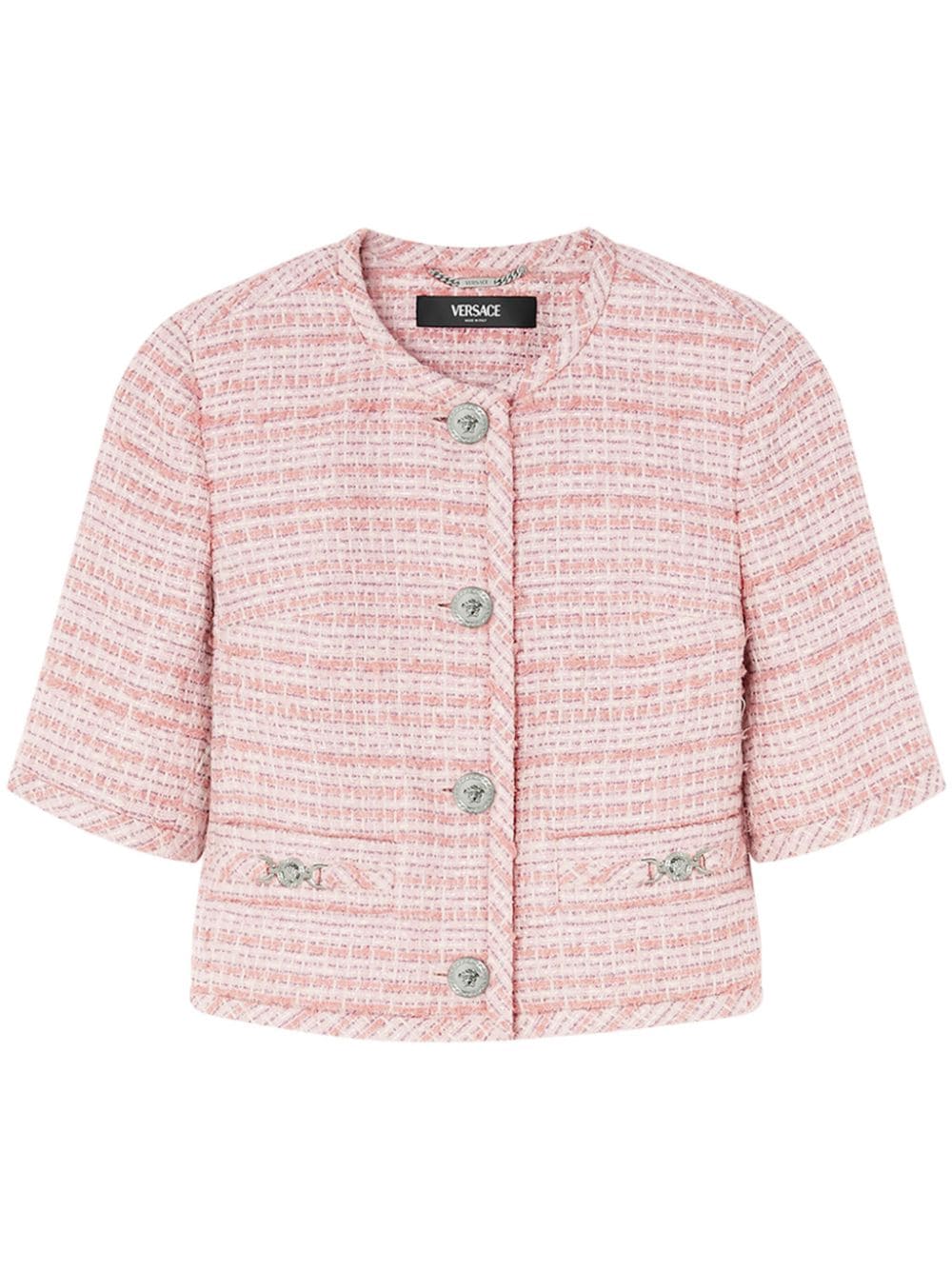 Versace Jackets Pink Fabric