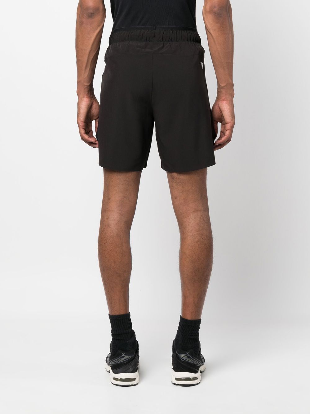Ea7 Shorts Nero Polyester Elastane