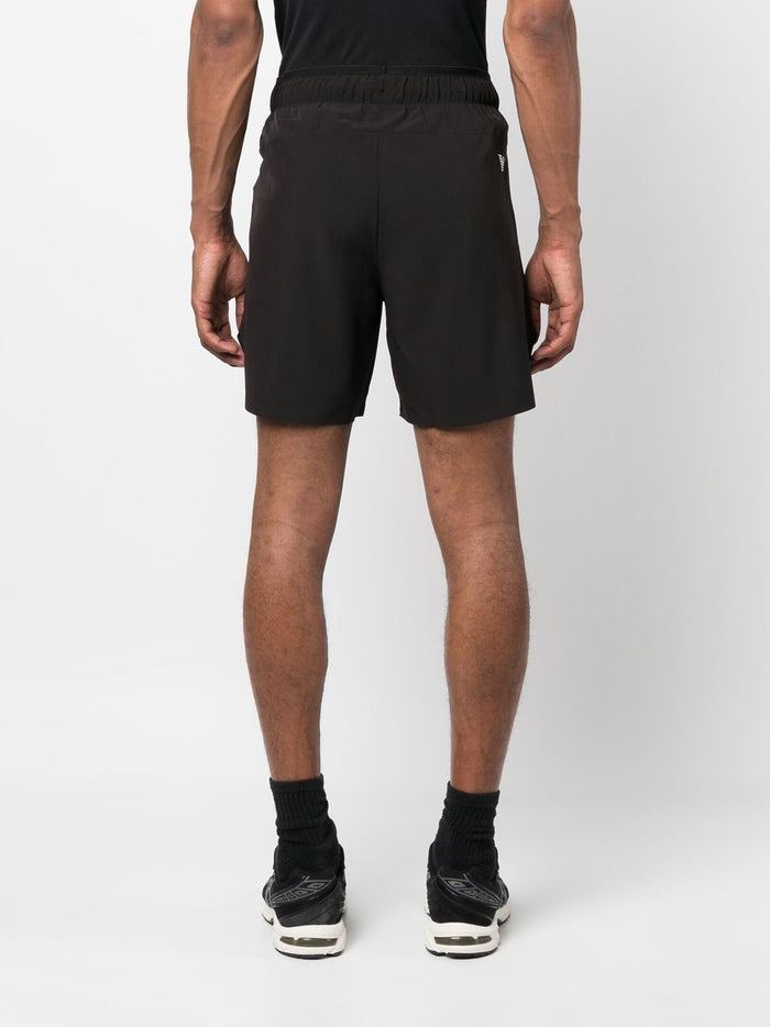 Ea7 Shorts Nero Polyester Elastane