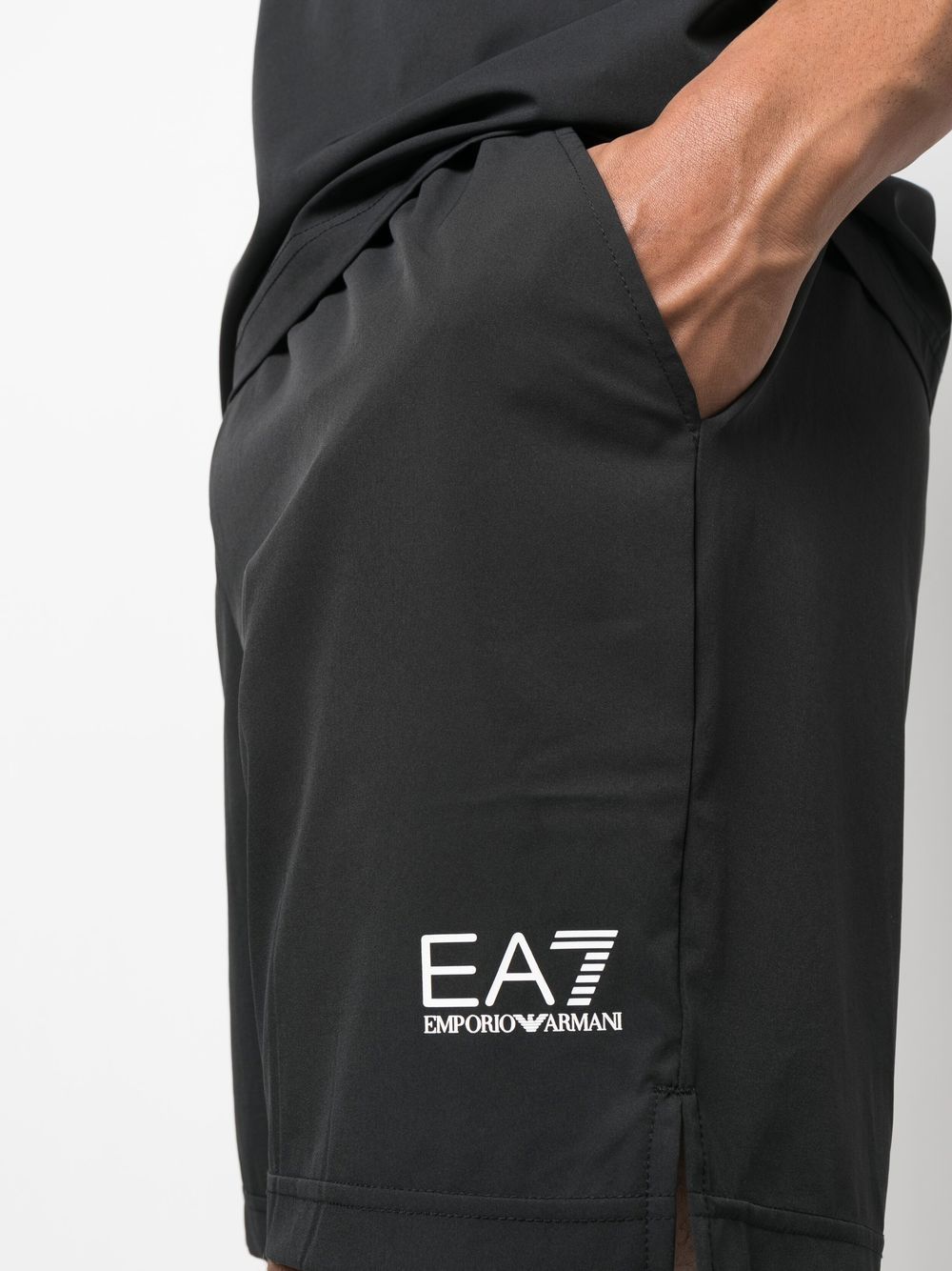 Ea7 Sweaters Nero Polyester Elastane