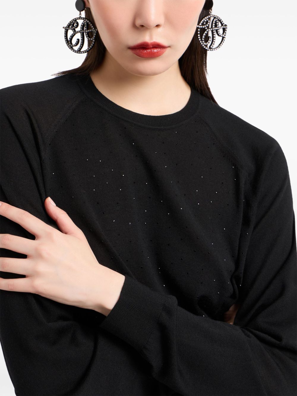 Emporio Armani Sweaters Nero Virgin Wool
