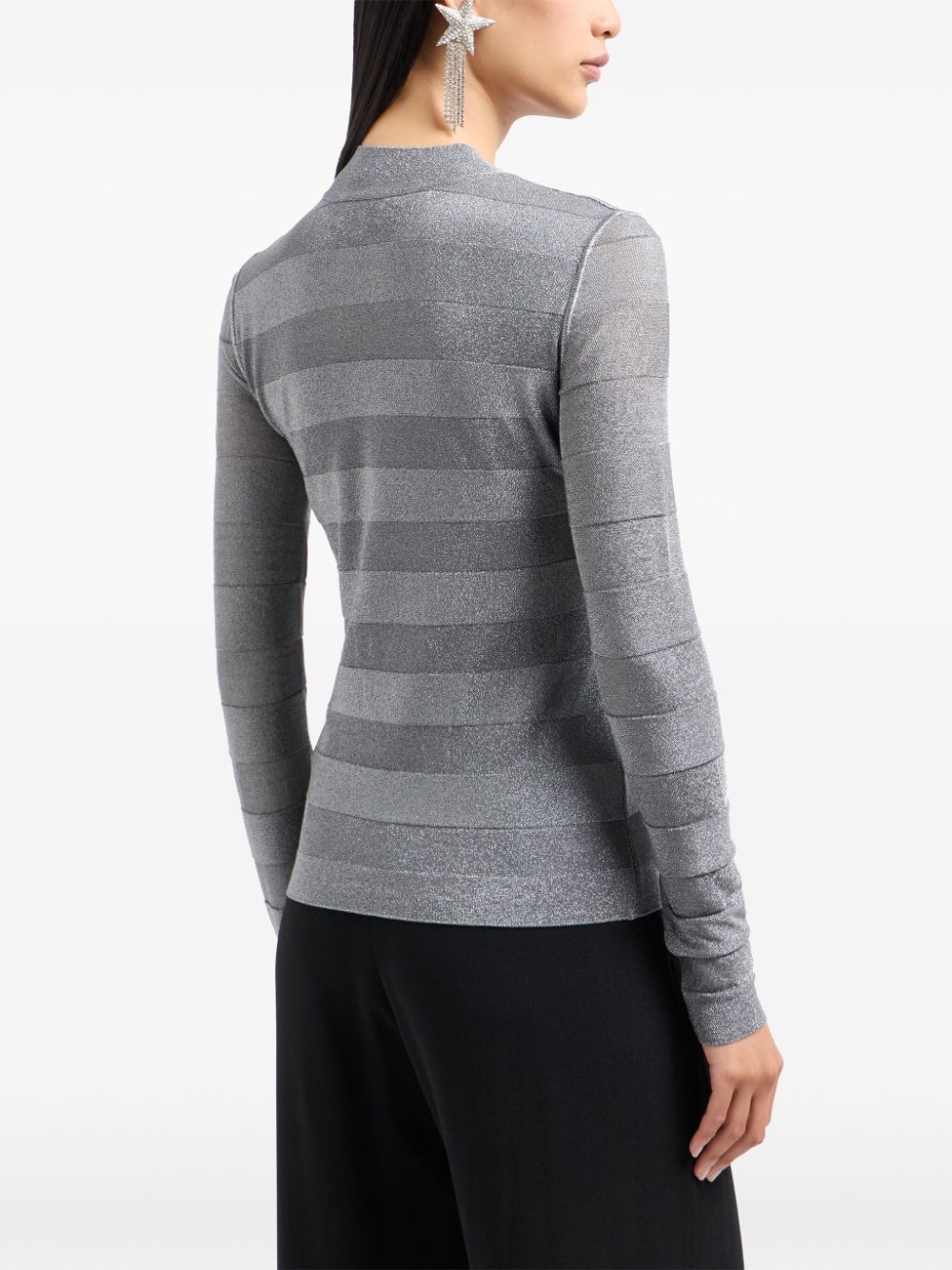 Emporio Armani Sweaters Grigio Viscose Polyester