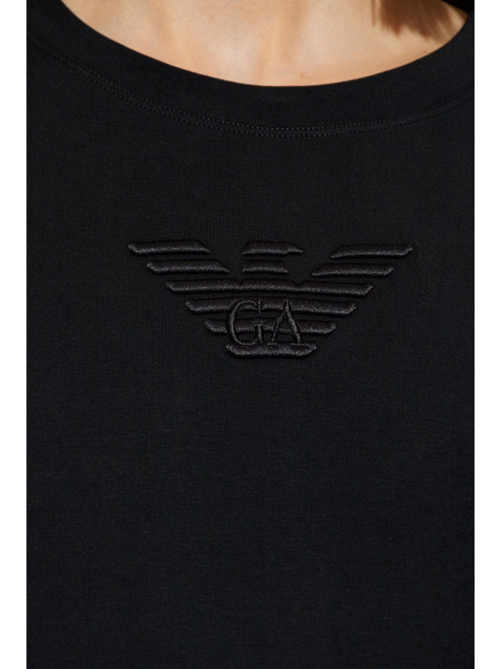 Emporio Armani T-Shirts And Polos Nero Cotton