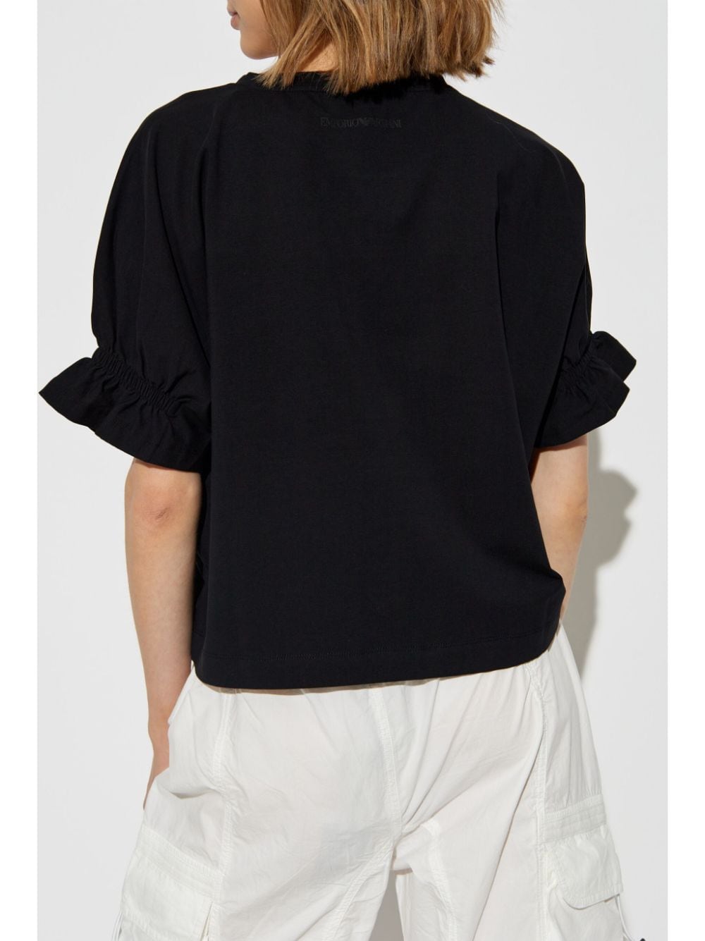 Emporio Armani T-Shirts And Polos Nero Cotton