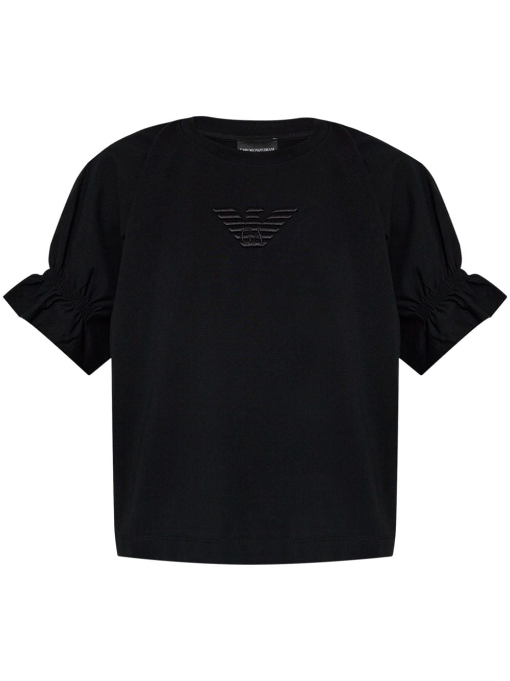 Emporio Armani T-Shirts And Polos Nero Cotton
