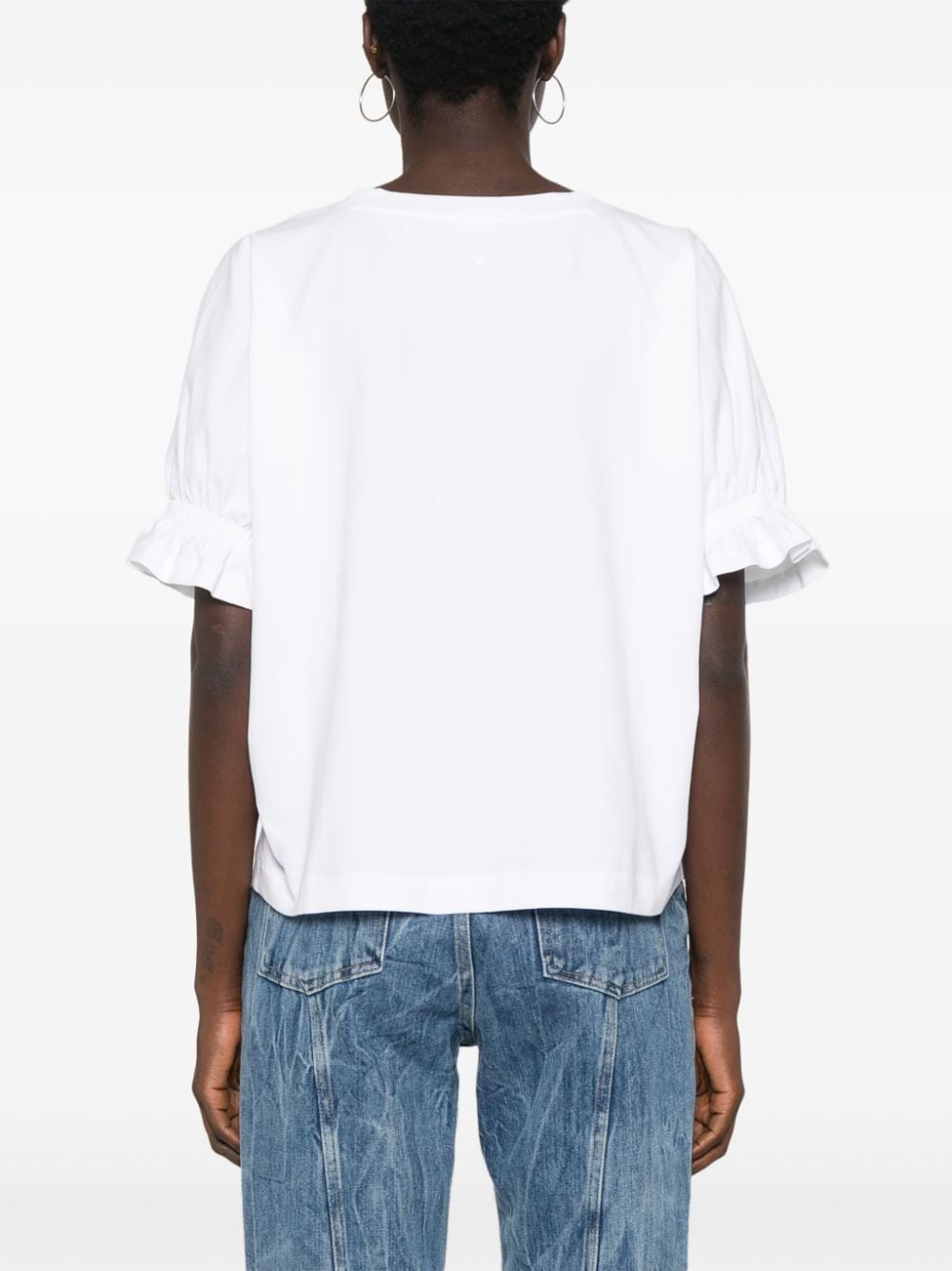 Emporio Armani T-Shirts And Polos Bianco Cotton