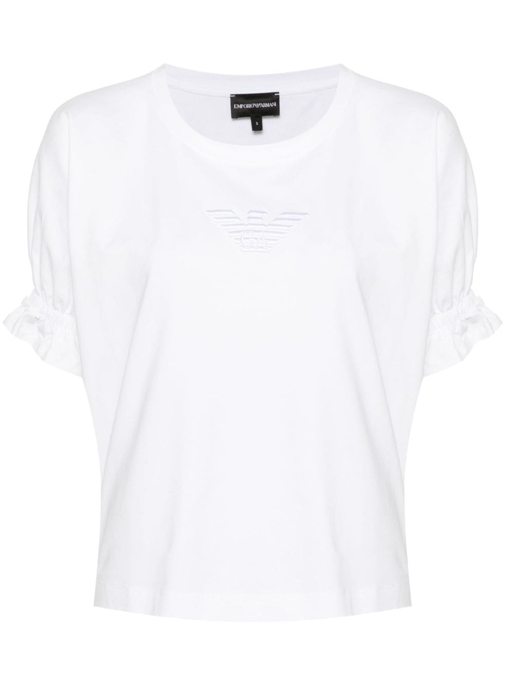 Emporio Armani T-Shirts And Polos Bianco Cotton