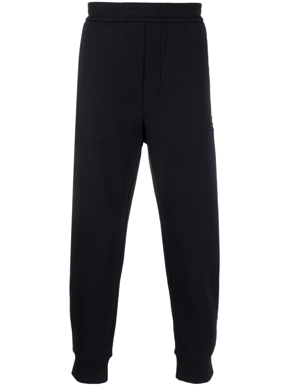 Emporio Armani Trousers Blu Cotton Polyester Elastane