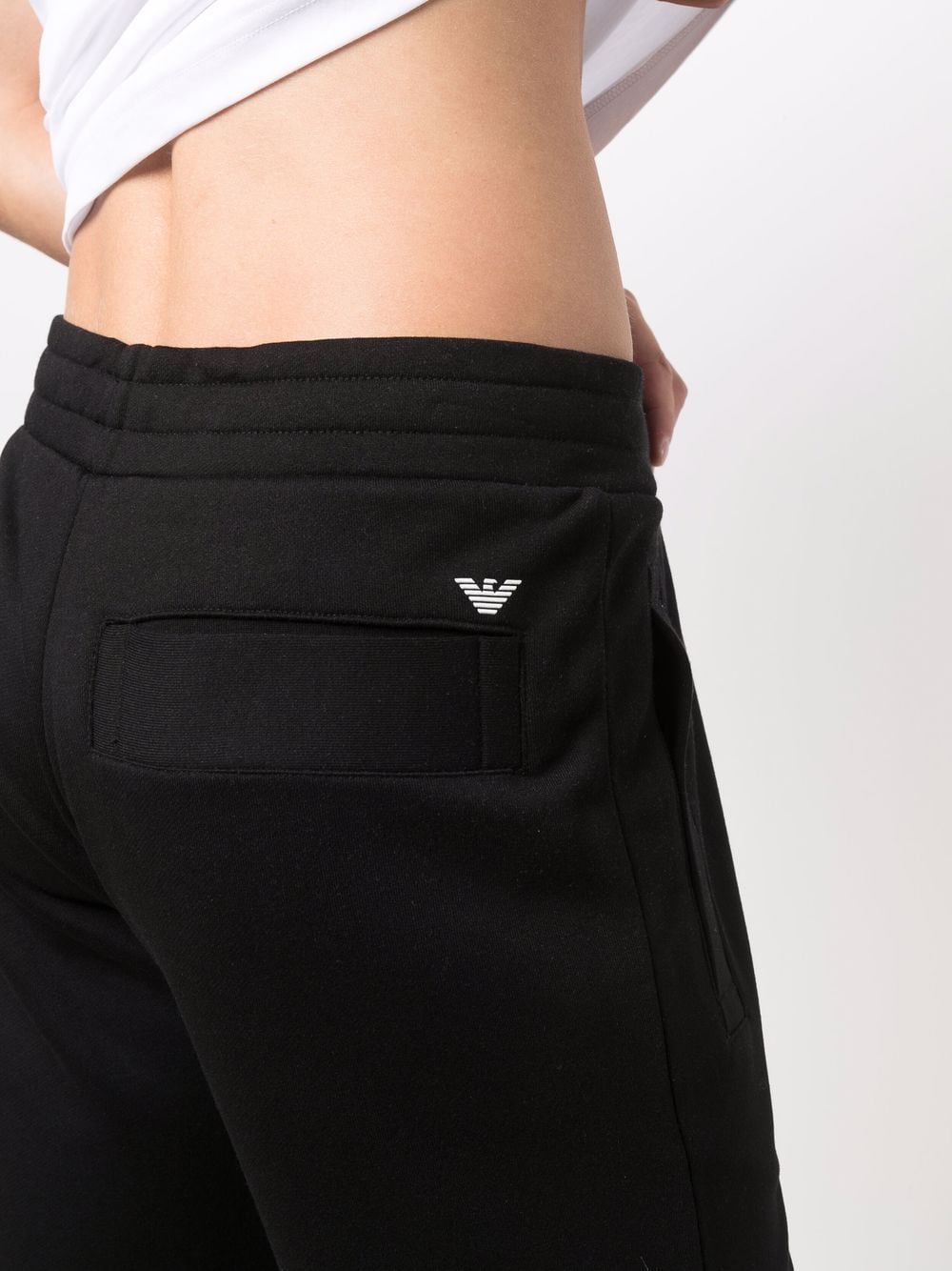 Emporio Armani Trousers Nero Cotton