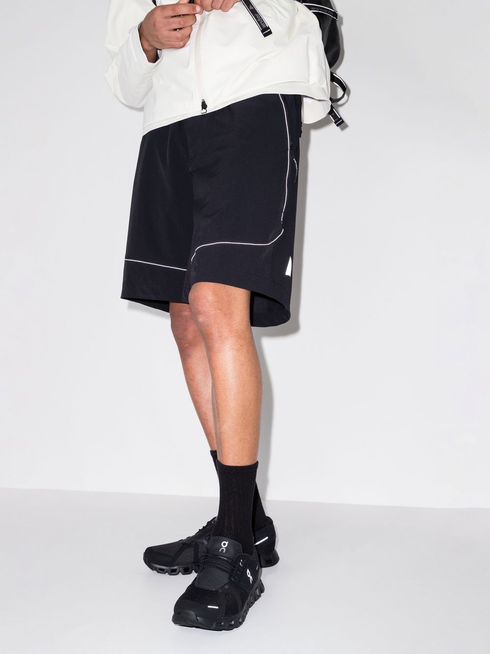 On Sneakers Black Cotton