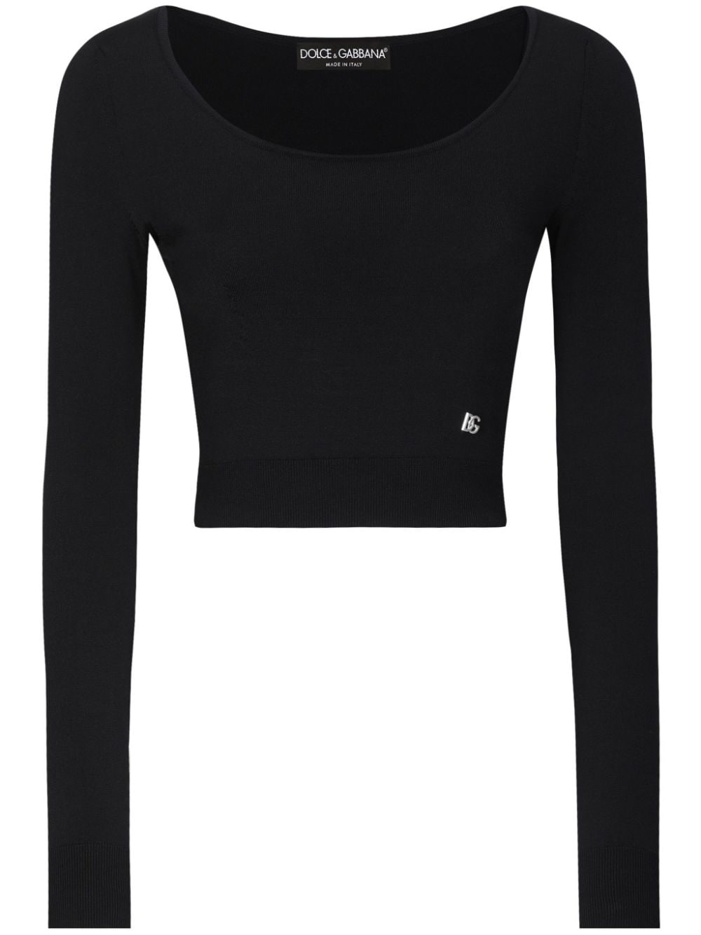 Dolce & Gabbana Sweaters Black Viscose Polyester
