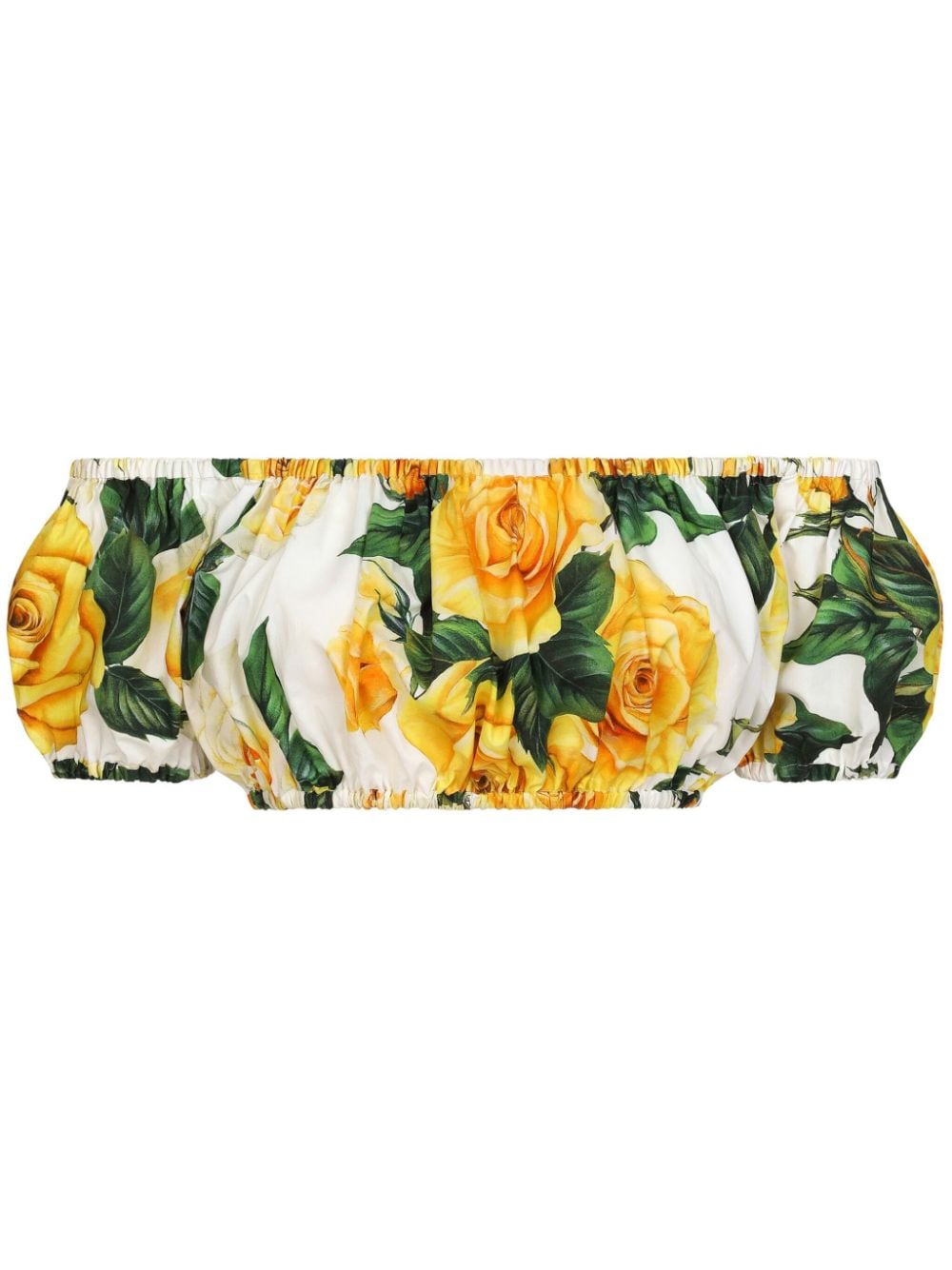 Dolce & Gabbana Top Yellow Cotton
