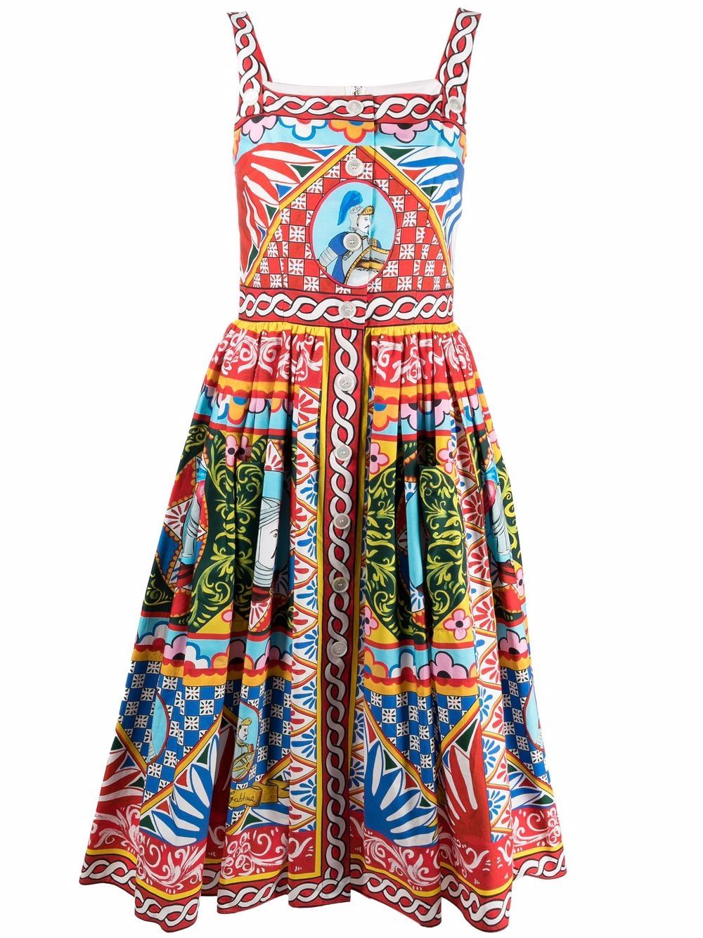 Dolce & Gabbana Dresses Red Cotton