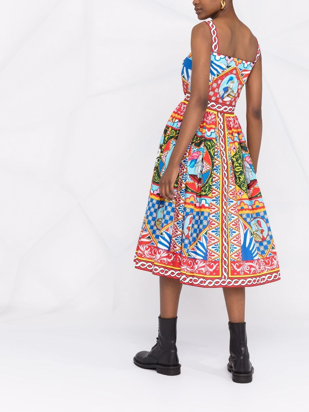 Dolce & Gabbana Dresses Red Cotton