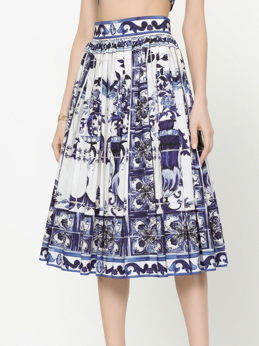 Dolce & Gabbana Skirts Clear Blue Cotton