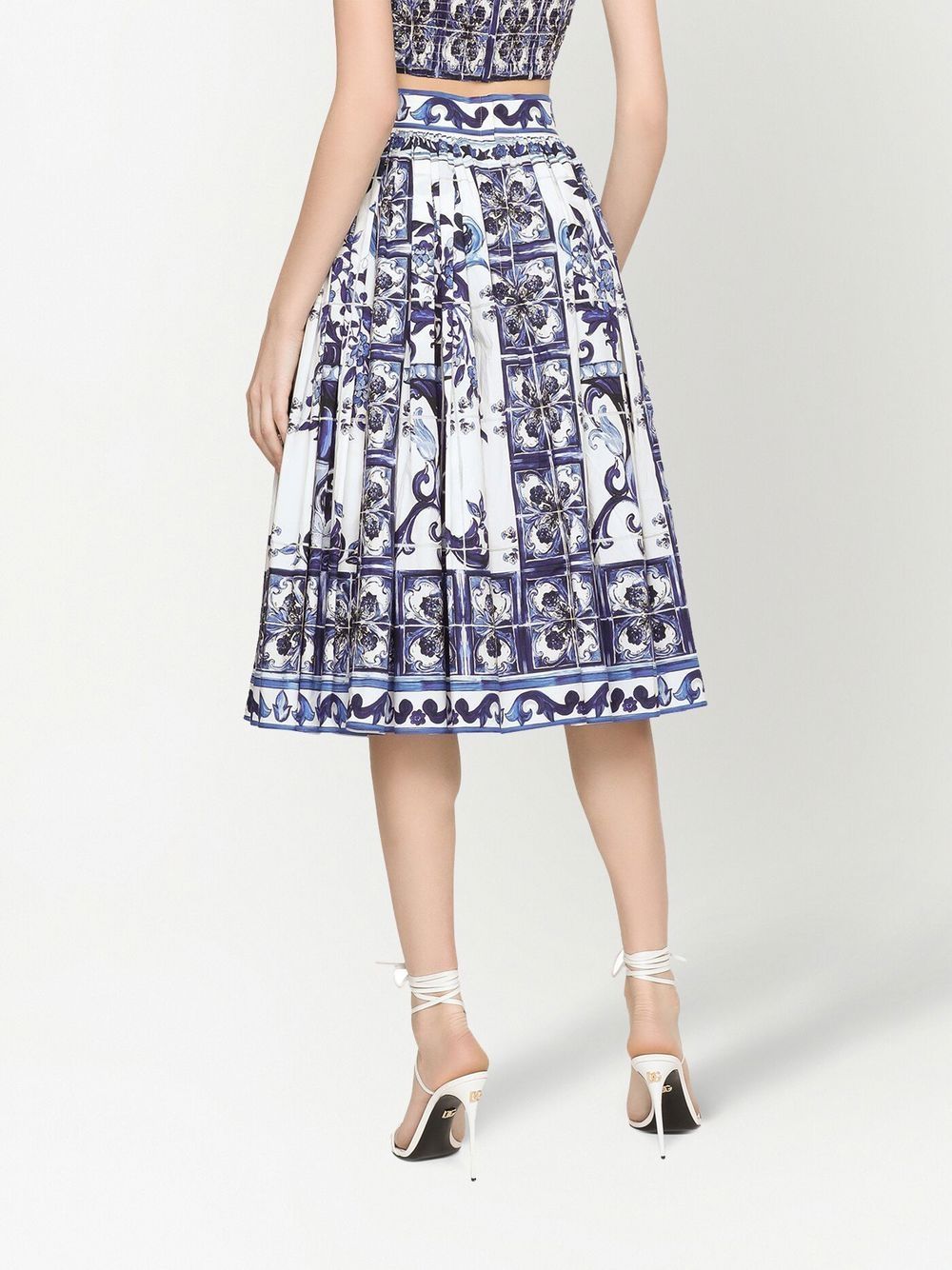 Dolce & Gabbana Skirts Clear Blue Cotton