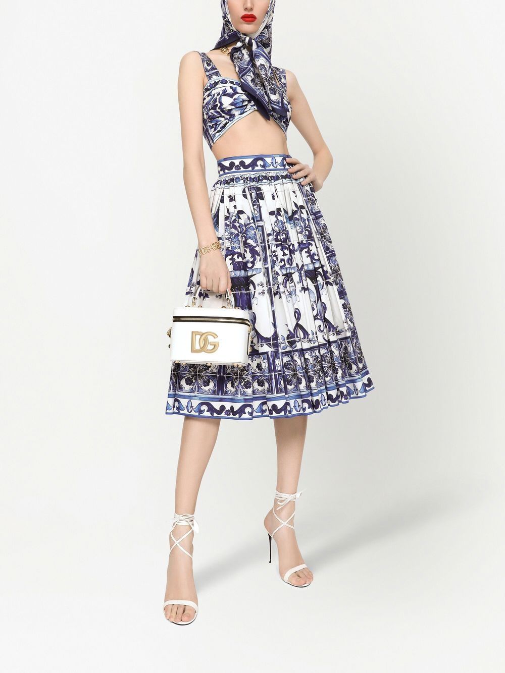 Dolce & Gabbana Skirts Clear Blue Cotton