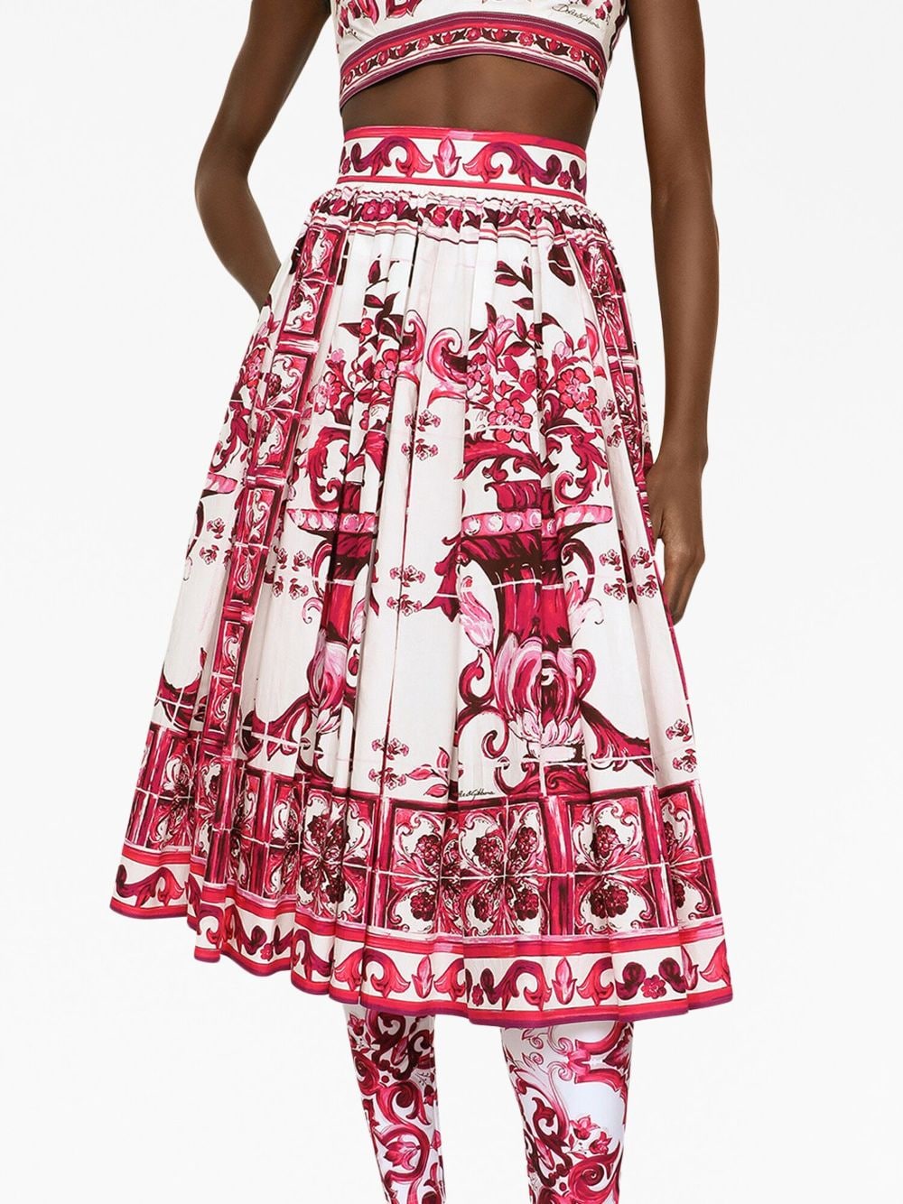 Dolce & Gabbana Skirts Fuchsia Natural (veg)->cotton100.0 %