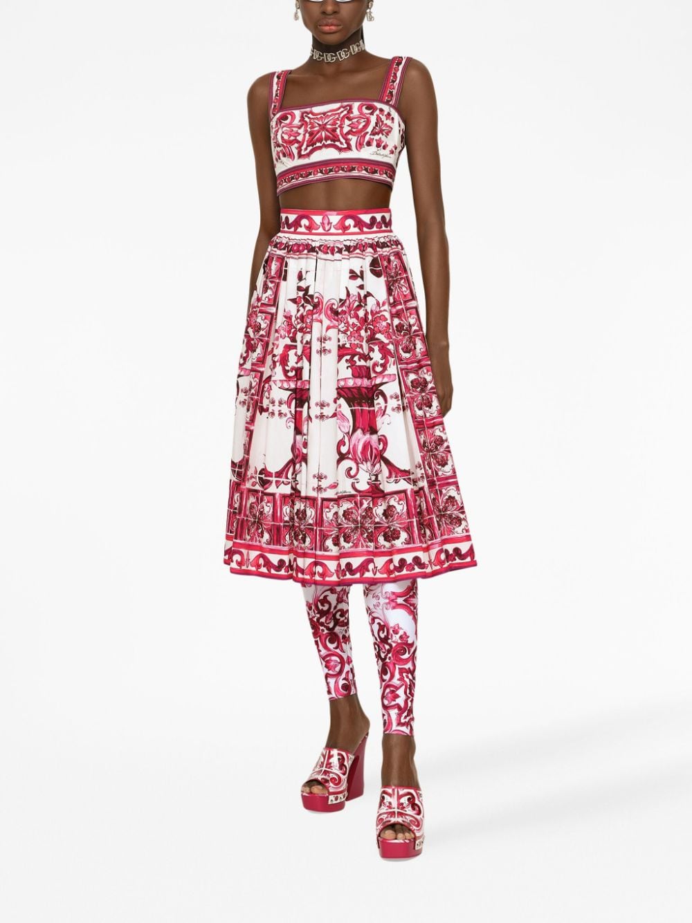Dolce & Gabbana Skirts Fuchsia Natural (veg)->cotton100.0 %