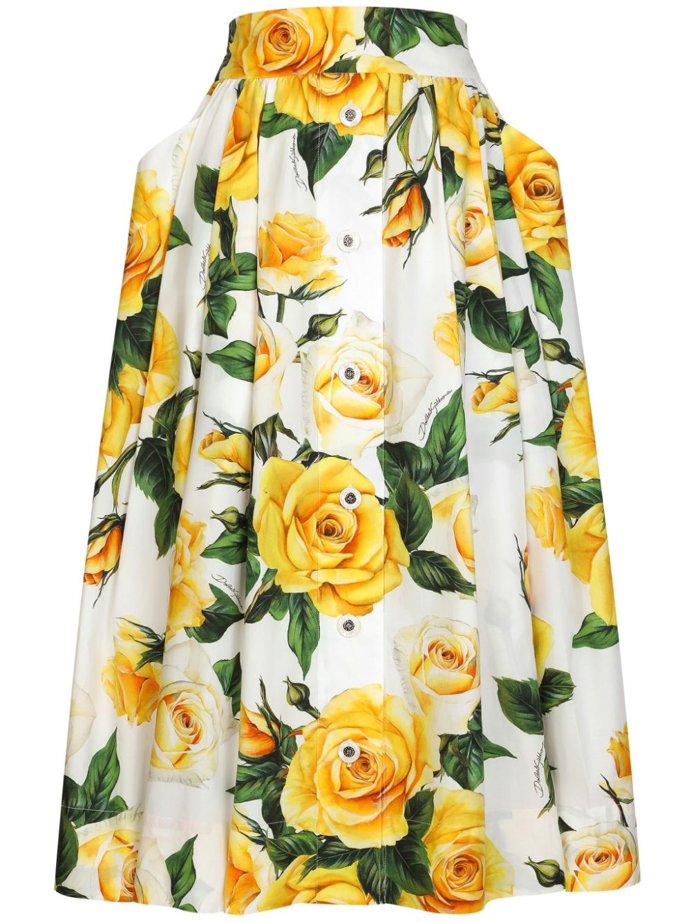 Dolce & Gabbana Skirts Yellow Cotton