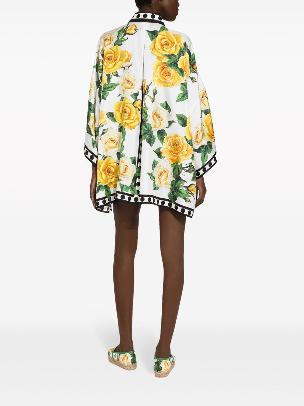 Dolce & Gabbana Shirts Yellow Silk