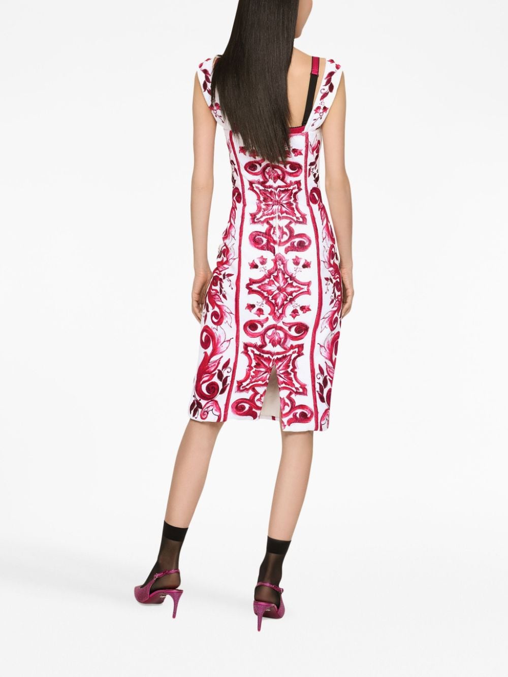 Dolce & Gabbana Dresses Fuchsia Cotton