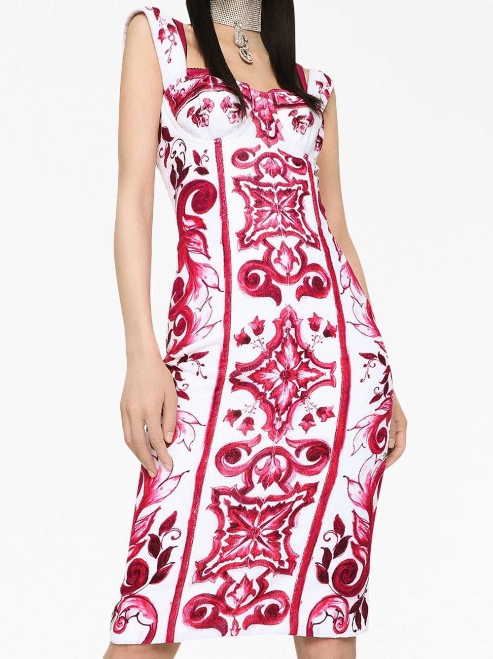 Dolce & Gabbana Dresses Fuchsia Cotton
