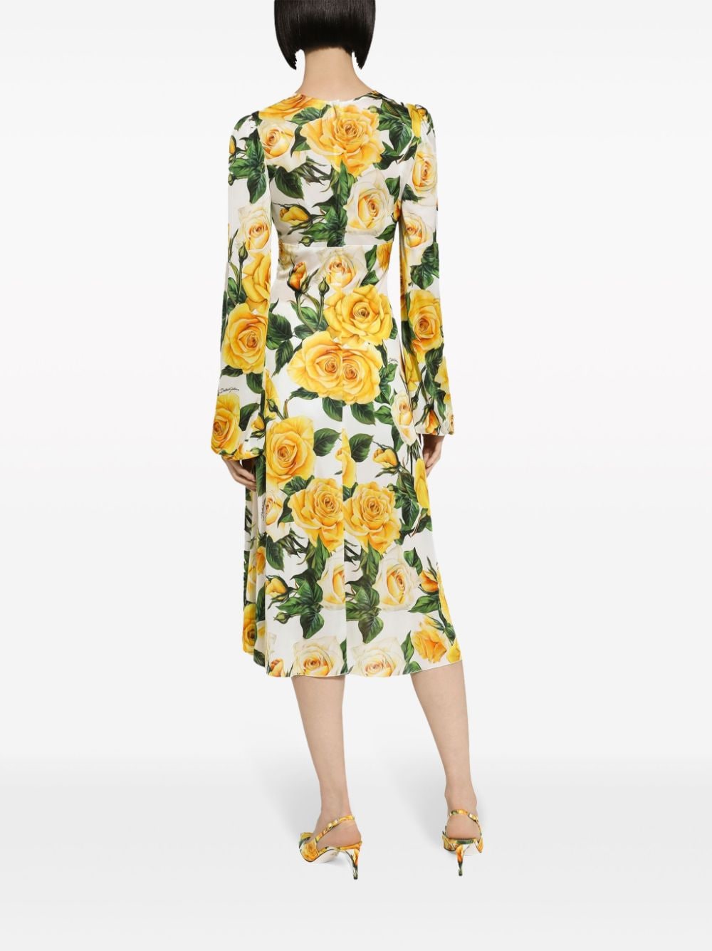 Dolce & Gabbana Dresses Yellow Viscose