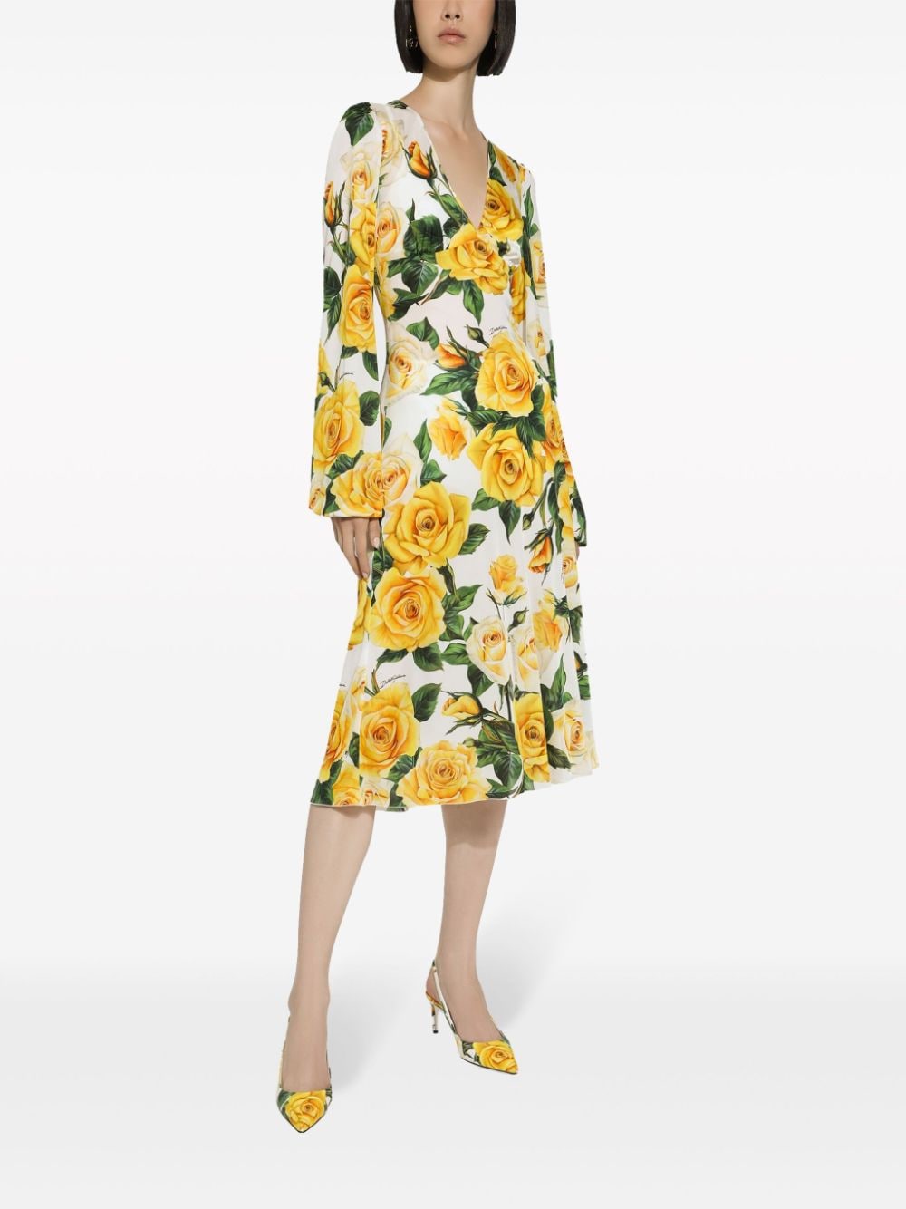 Dolce & Gabbana Dresses Yellow Viscose