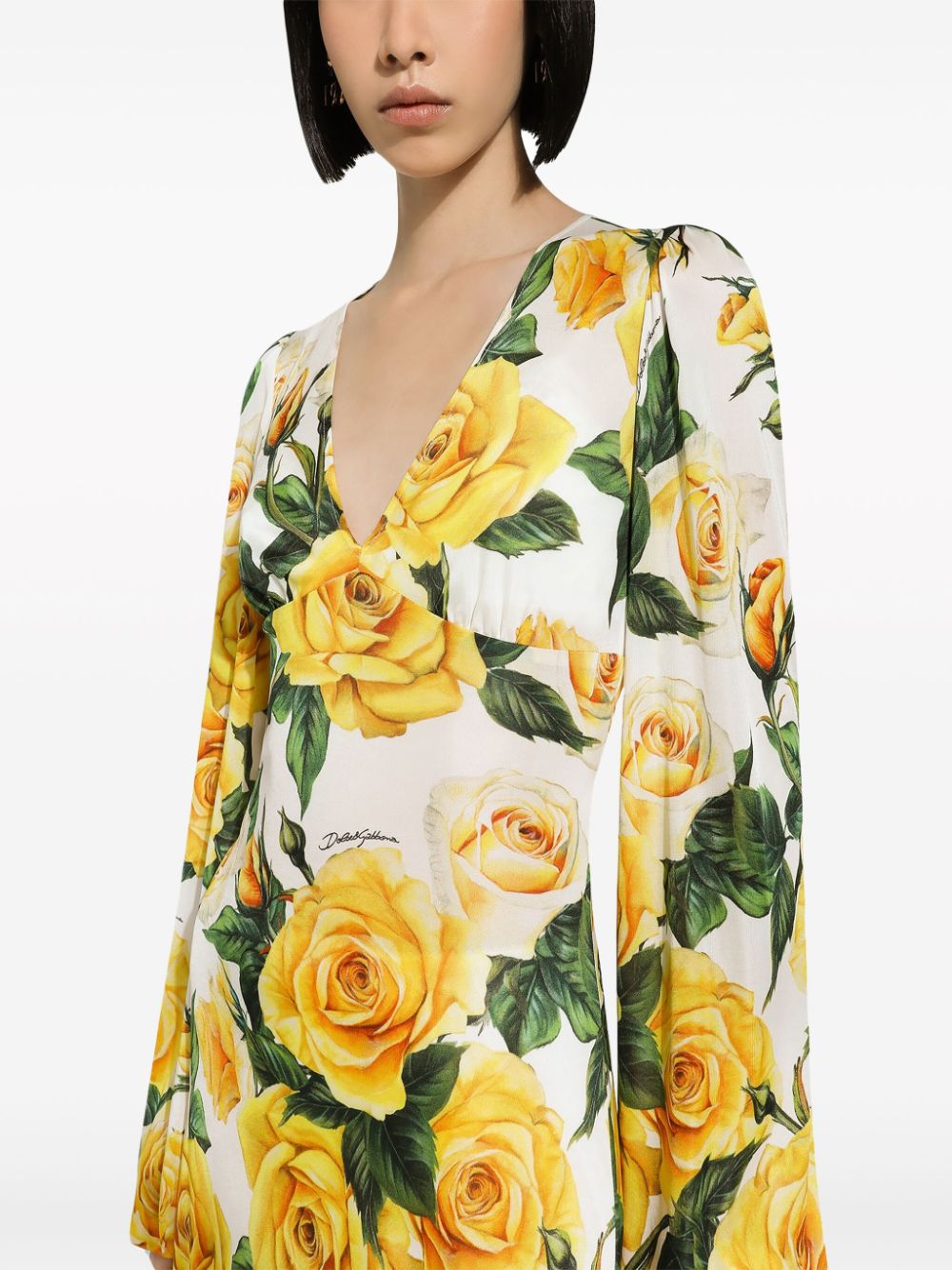 Dolce & Gabbana Dresses Yellow Viscose
