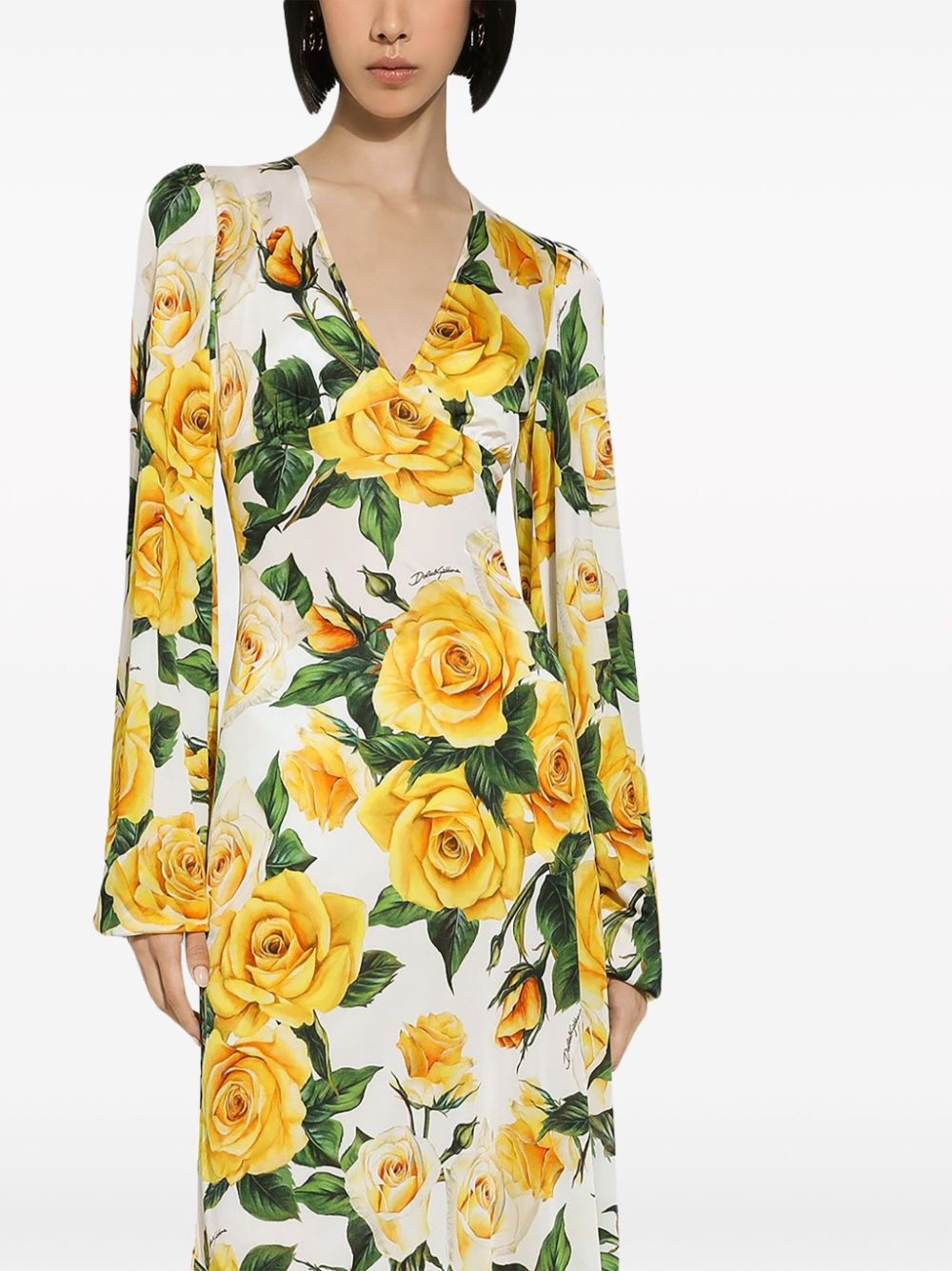 Dolce & Gabbana Dresses Yellow Viscose