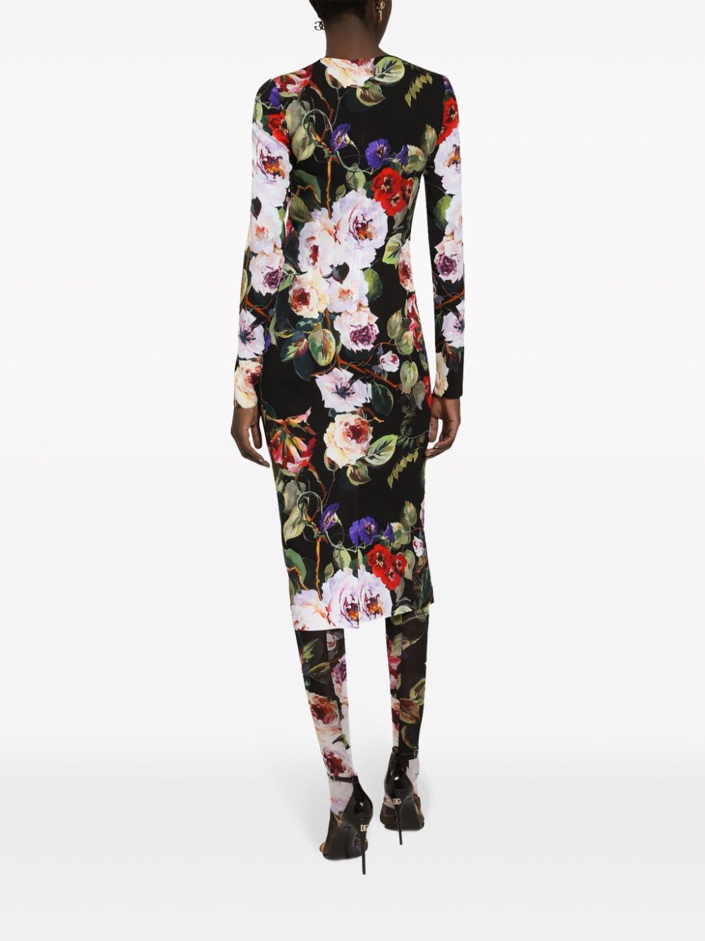 Dolce & Gabbana Dresses Black Silk Elastane