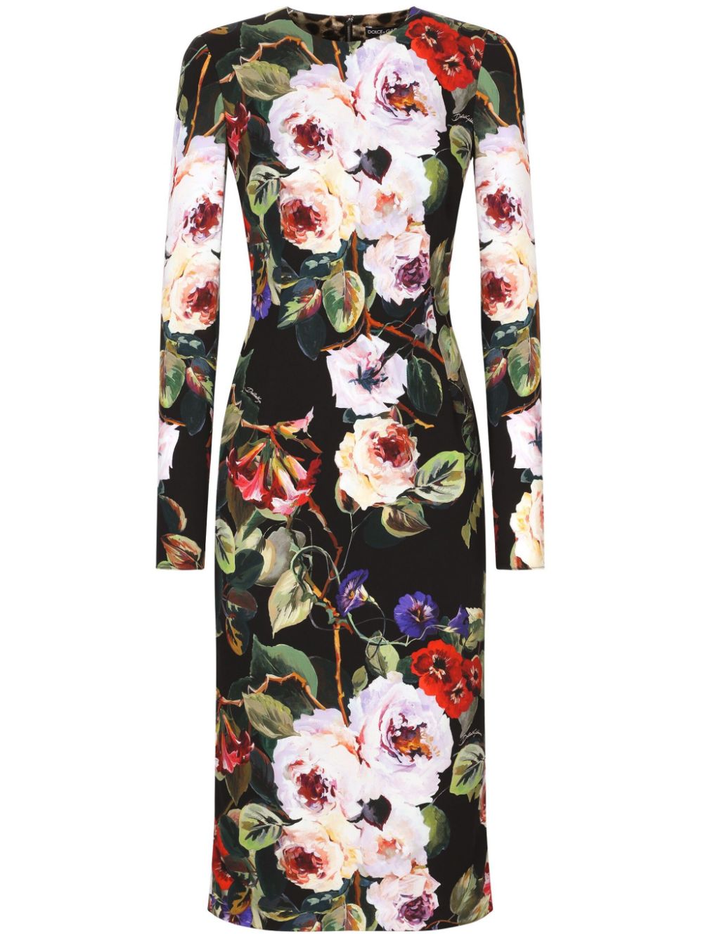 Dolce & Gabbana Dresses Black Silk Elastane