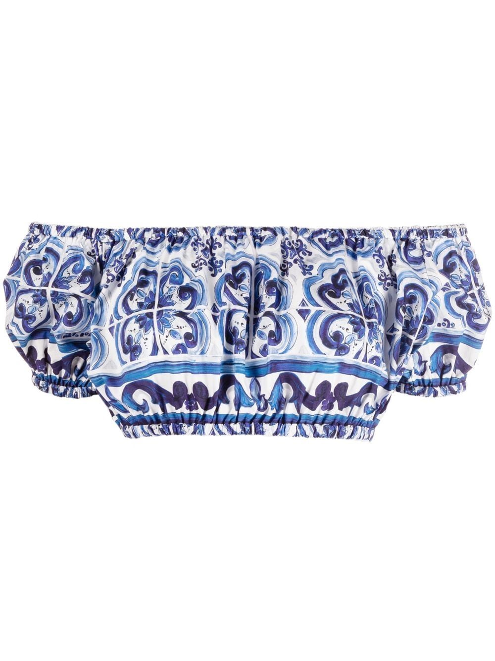Dolce & Gabbana Top Blue Cotton
