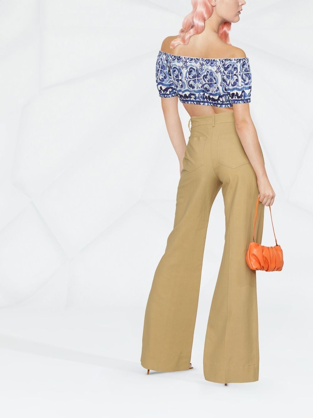 Dolce & Gabbana Top Blue Cotton