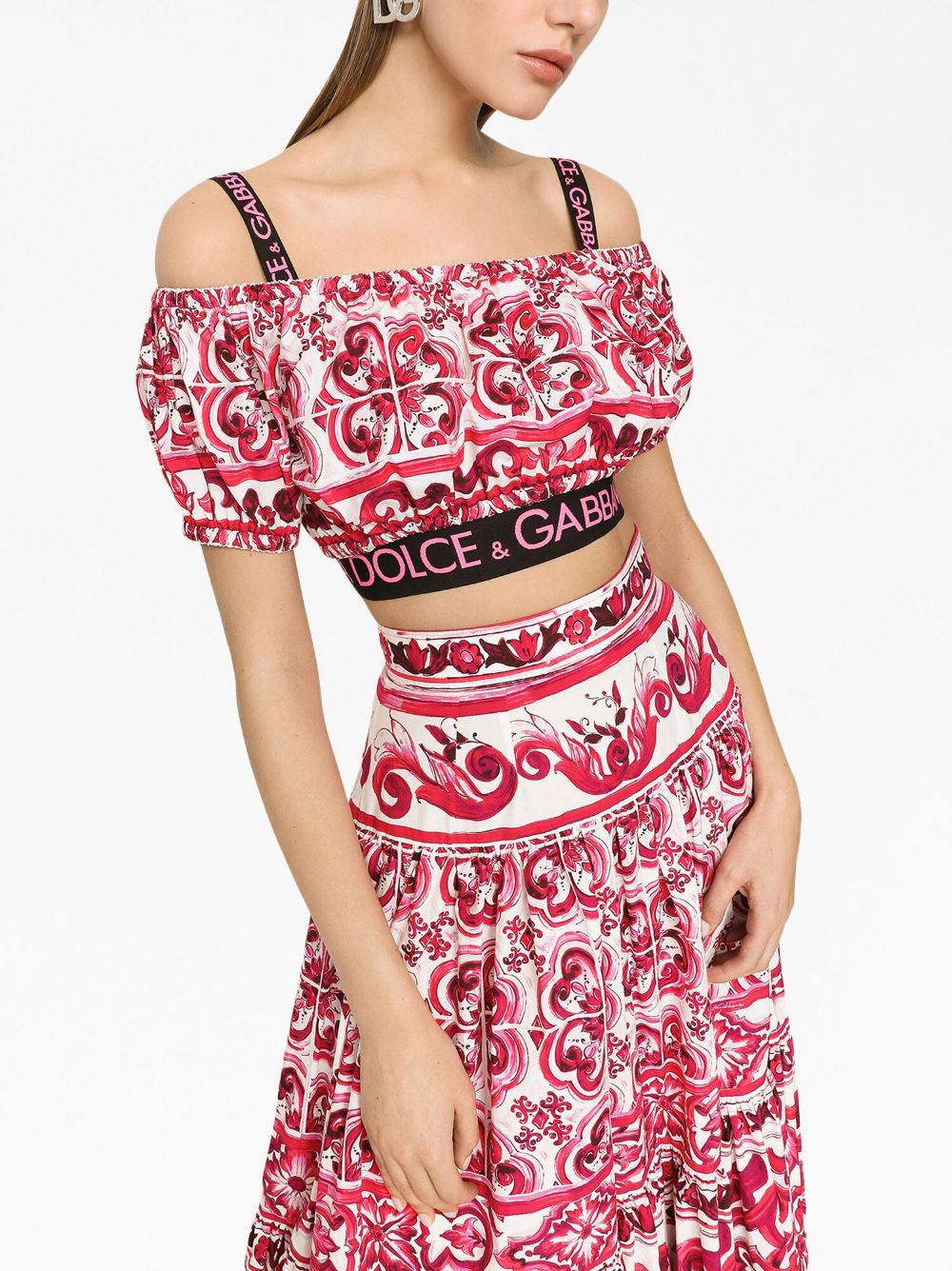Dolce & Gabbana Top Fuchsia Natural (veg)->cotton100.0 %
