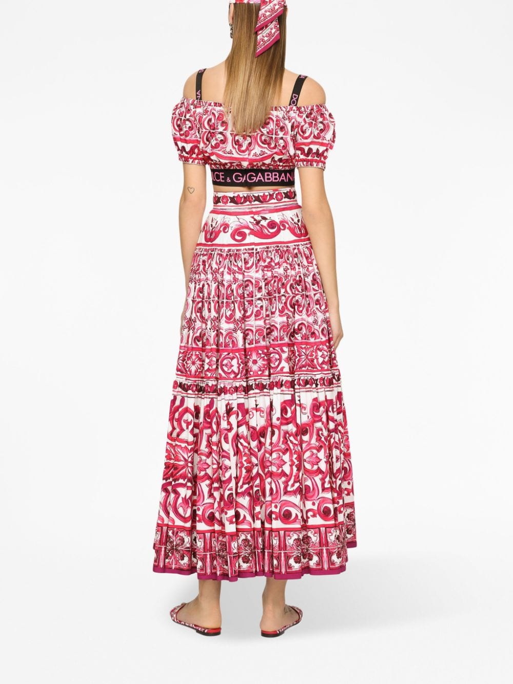 Dolce & Gabbana Top Fuchsia Natural (veg)->cotton100.0 %