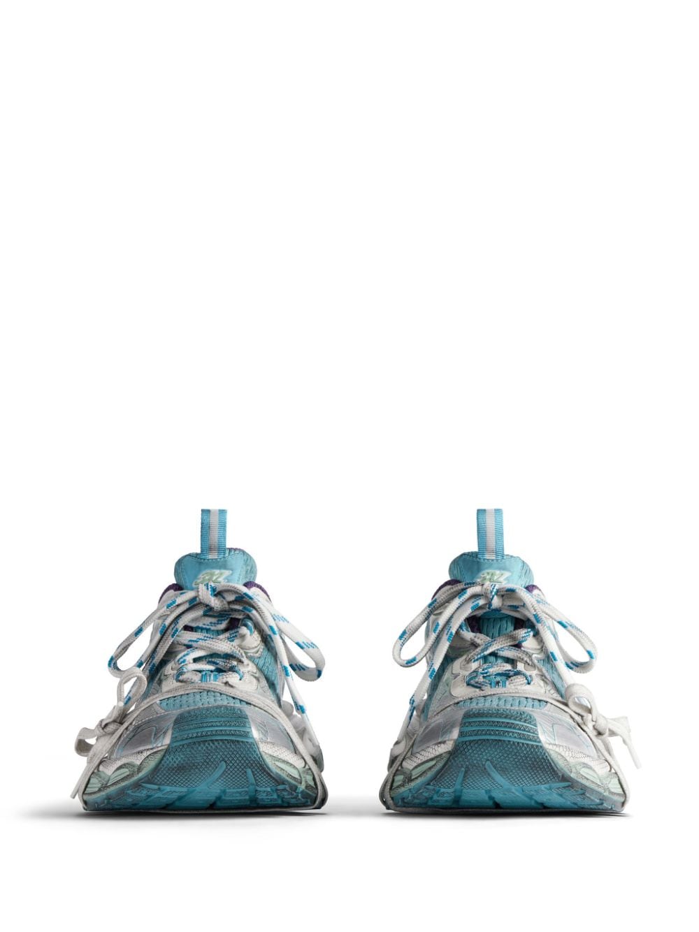 Balenciaga Sneakers Clear Blue Polyurethane