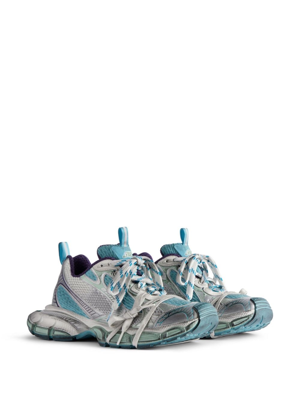 Balenciaga Sneakers Clear Blue Polyurethane