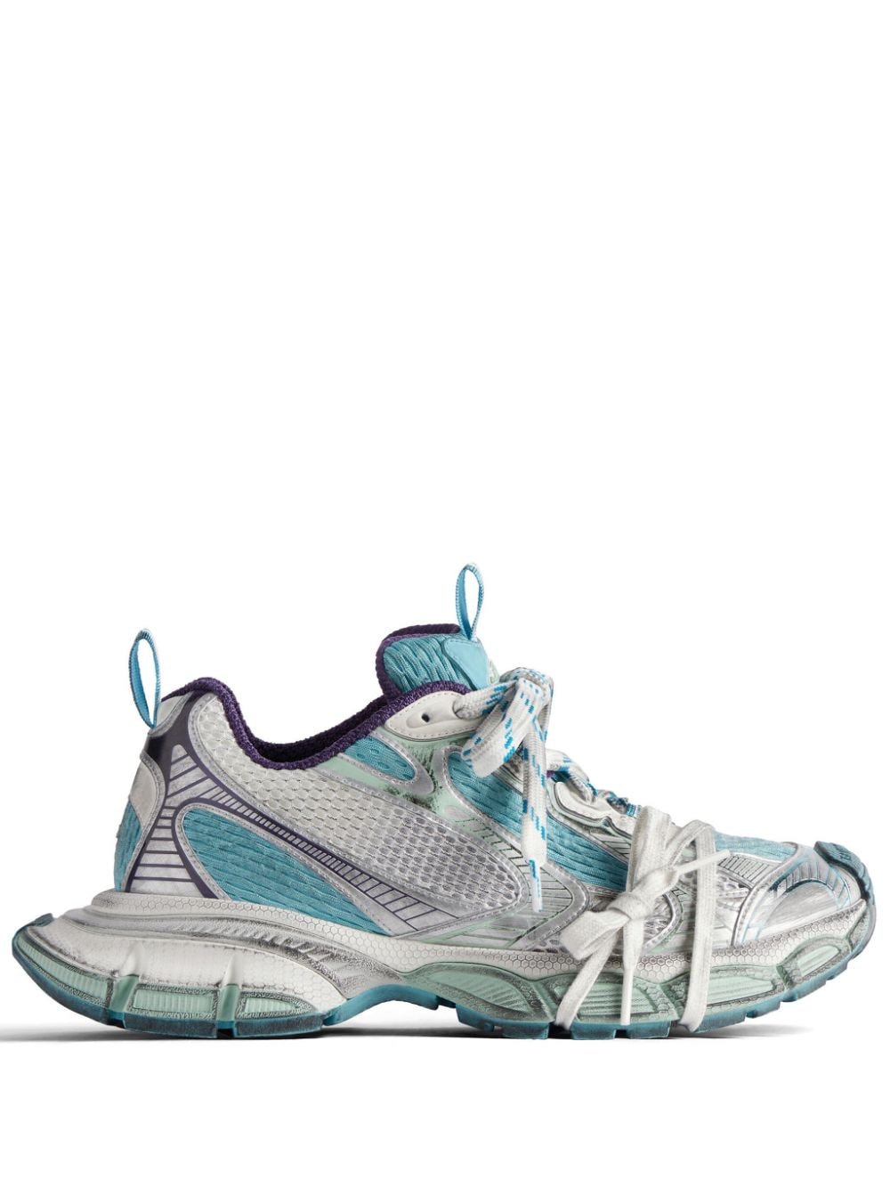 Balenciaga Sneakers Clear Blue Polyurethane