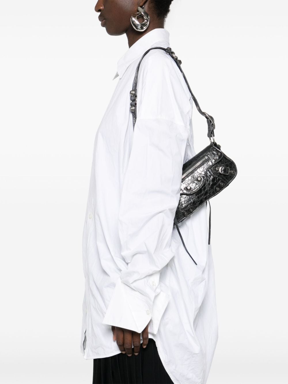 Balenciaga Bags Grey Calf Leather