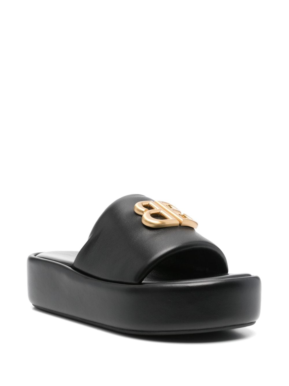 Balenciaga Sandals Black Lamb Leather