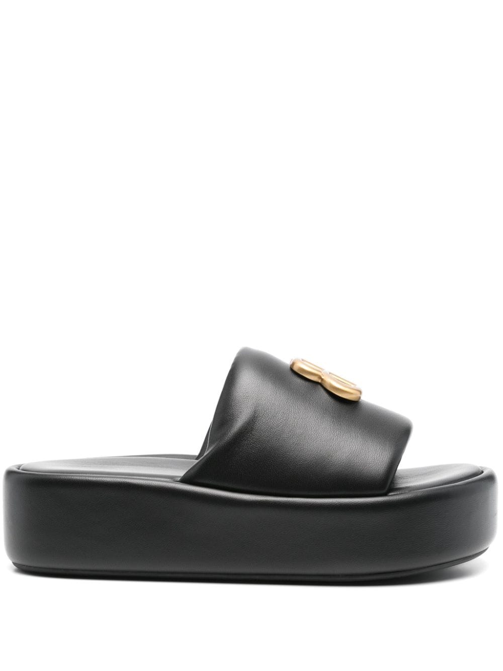 Balenciaga Sandals Black Lamb Leather