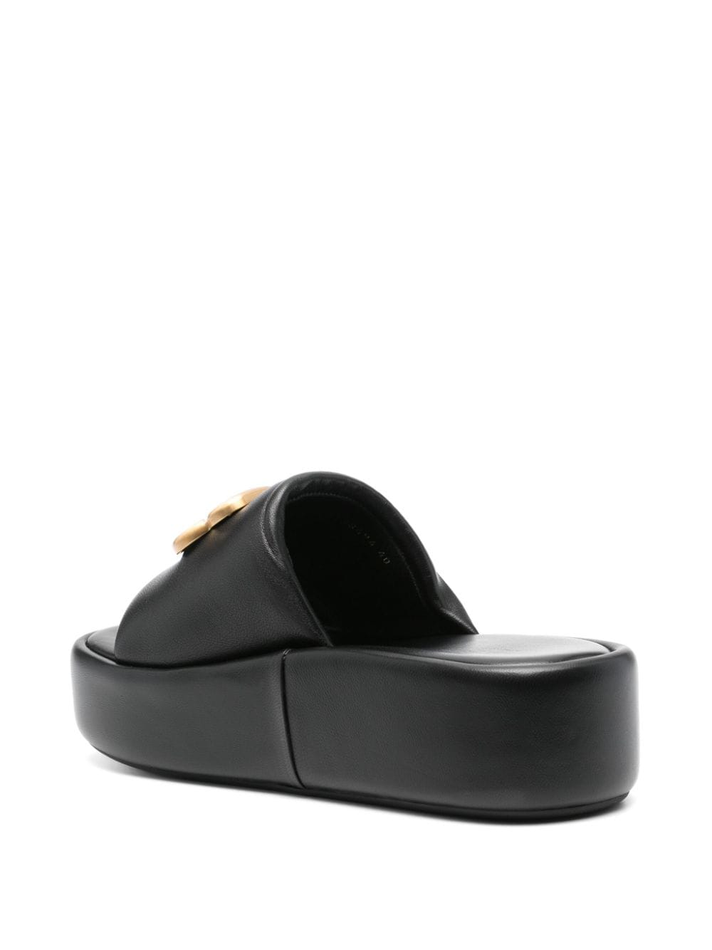 Balenciaga Sandals Black Lamb Leather