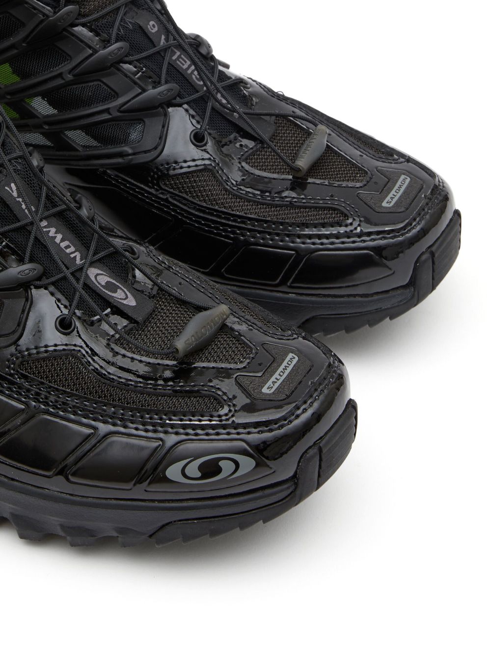 Mm6 X Salomon Sneakers Black Outer: polyurethane