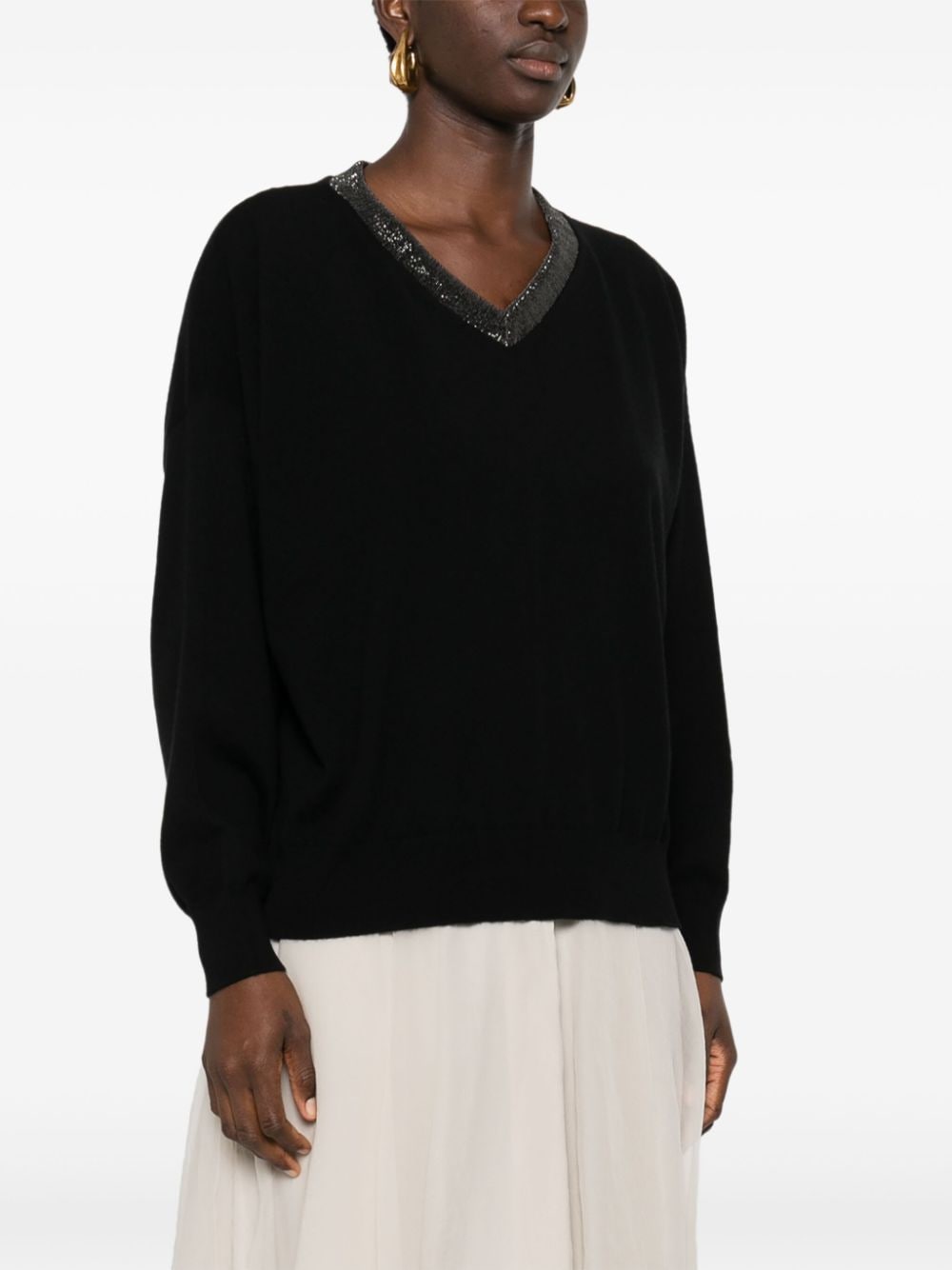 Brunello Cucinelli Sweaters Nero Cashmere