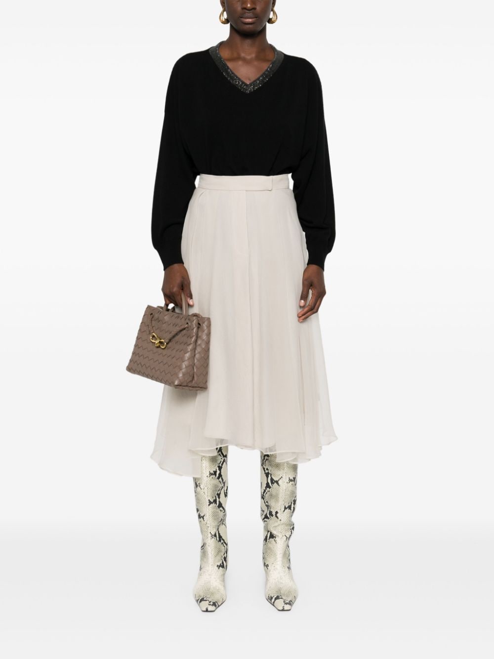 Brunello Cucinelli Sweaters Nero Cashmere