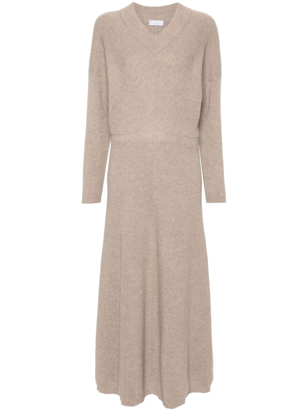 Brunello Cucinelli Dresses Marrone Cashmere